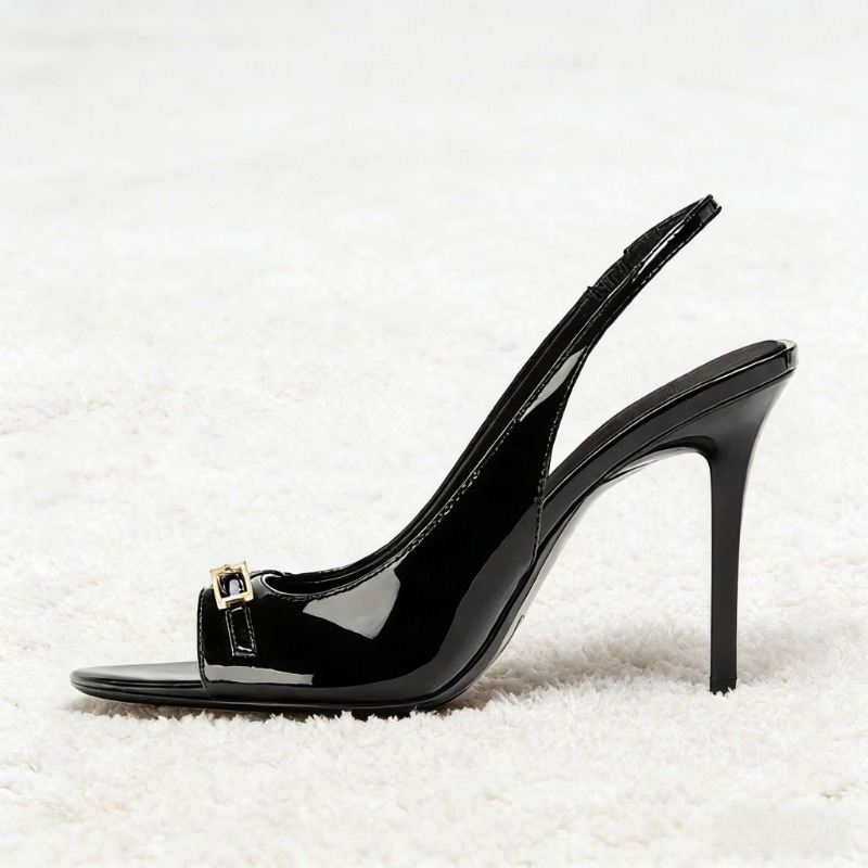 Sexy Black Patent Leather High - đánh giá và giá Elastic Waistband Roll