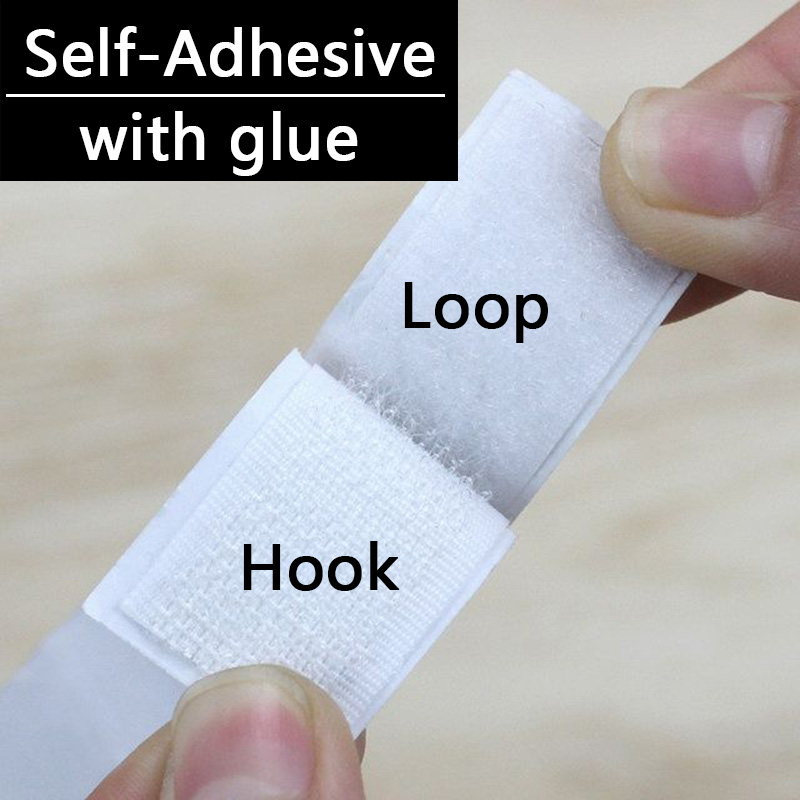 20-50mm White 1/3/5/10Meter St - đánh giá và giá Velcro Sew On