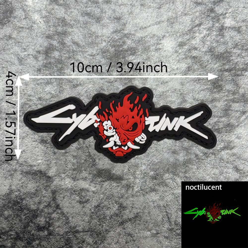 A Cyberpunk Pattern Pvc Patch, - đánh giá và giá Velcro Sew On