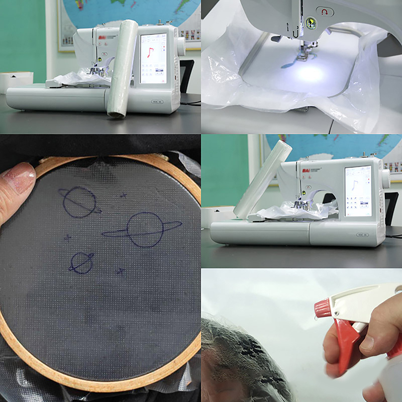 Water Soluble Embroidery Toppi - đánh giá và giá Sewing Machine For Textile