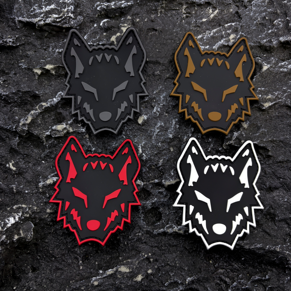A Wolf Pvc Patch Badge, with a - đánh giá và giá Velcro Sew On