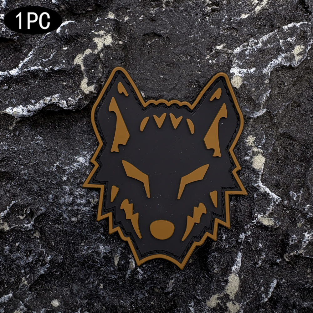 A Wolf Pvc Patch Badge, with a - đánh giá và giá Velcro Sew On