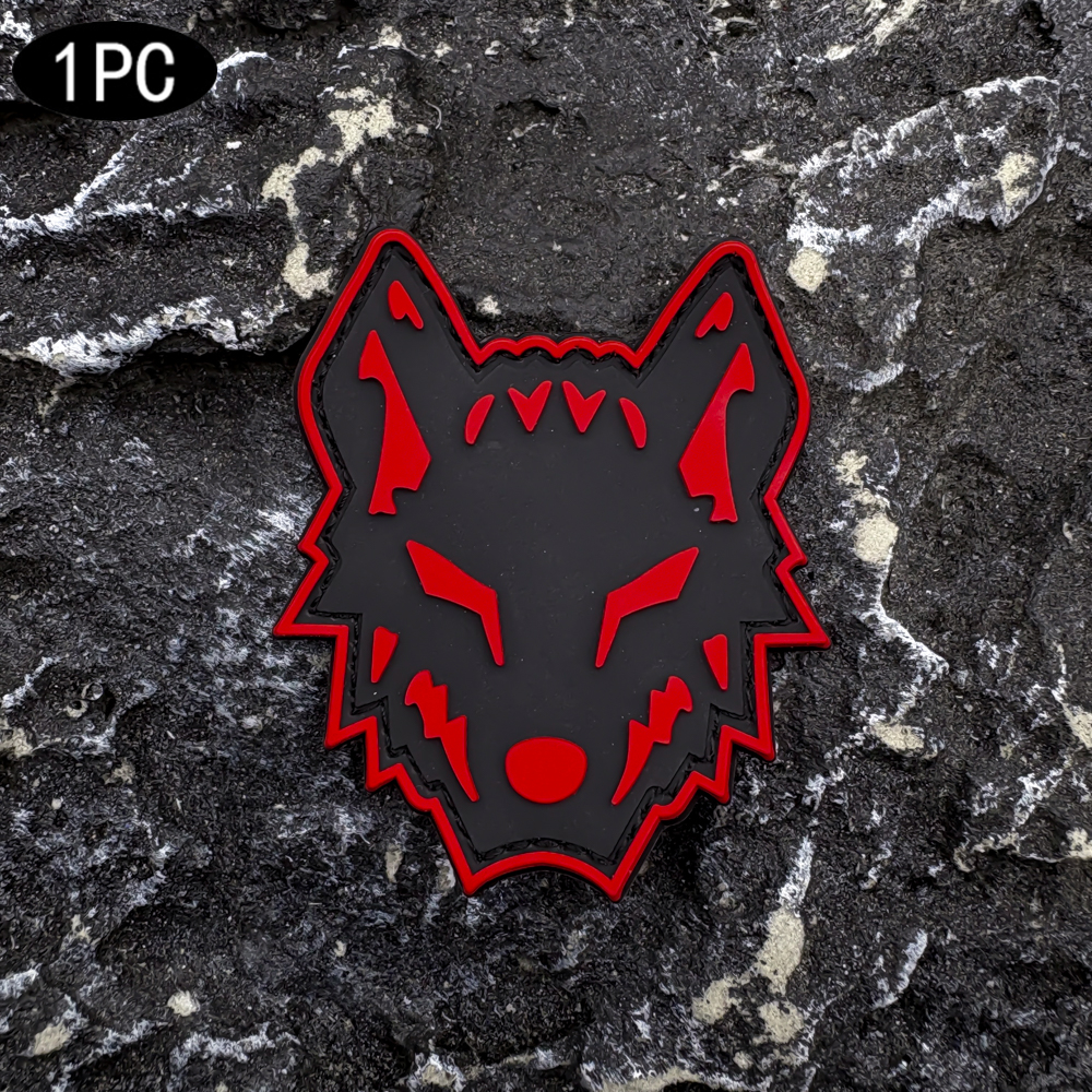 A Wolf Pvc Patch Badge, with a - đánh giá và giá Velcro Sew On
