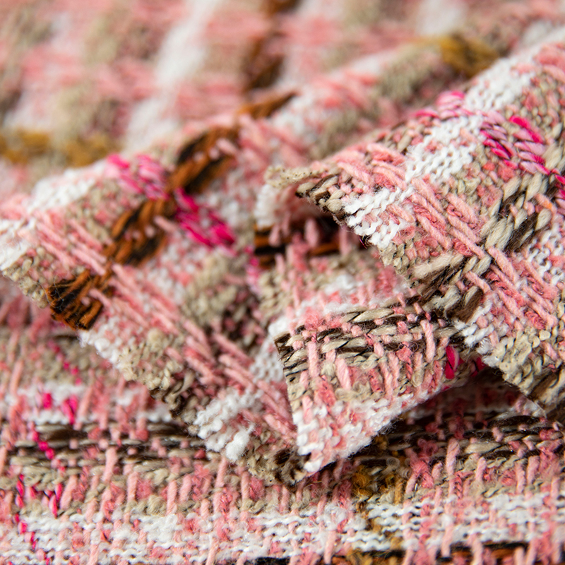 Plaid Tweed Fabric  By The Met - đánh giá và giá Sewing Tweed Fabric