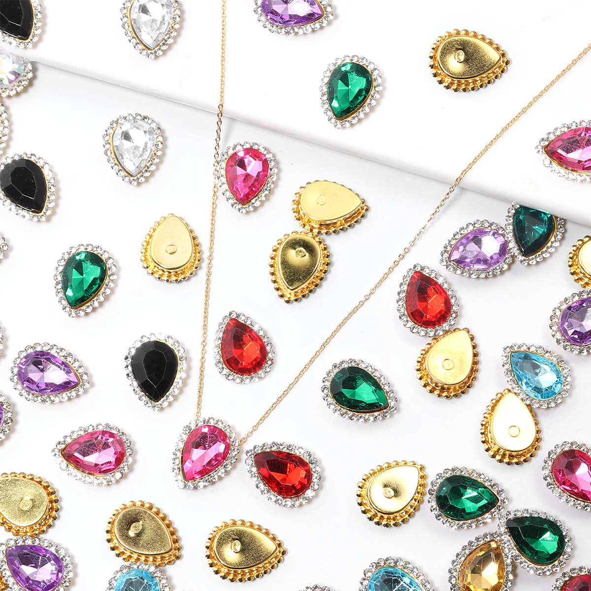 20Pcs Love Heart Acrylic Rhine - đánh giá và giá Sewing Art