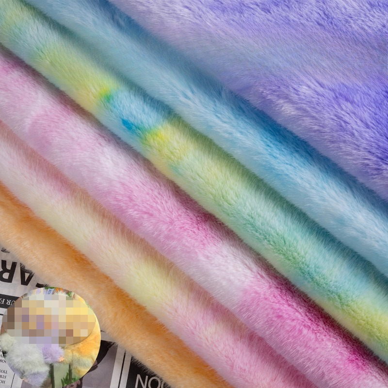 50x160cm Tie Dye Faux Rabbit P - đánh giá và giá Sewing Tie Dye