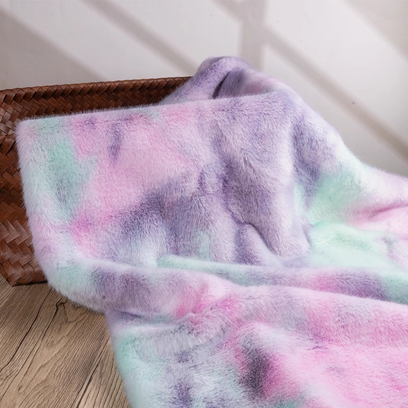 50x160cm Tie Dye Faux Rabbit P - đánh giá và giá Sewing Tie Dye