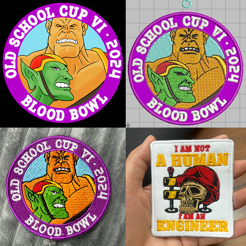 Custom Embroidered Patches for - đánh giá và giá Velcro Sew On