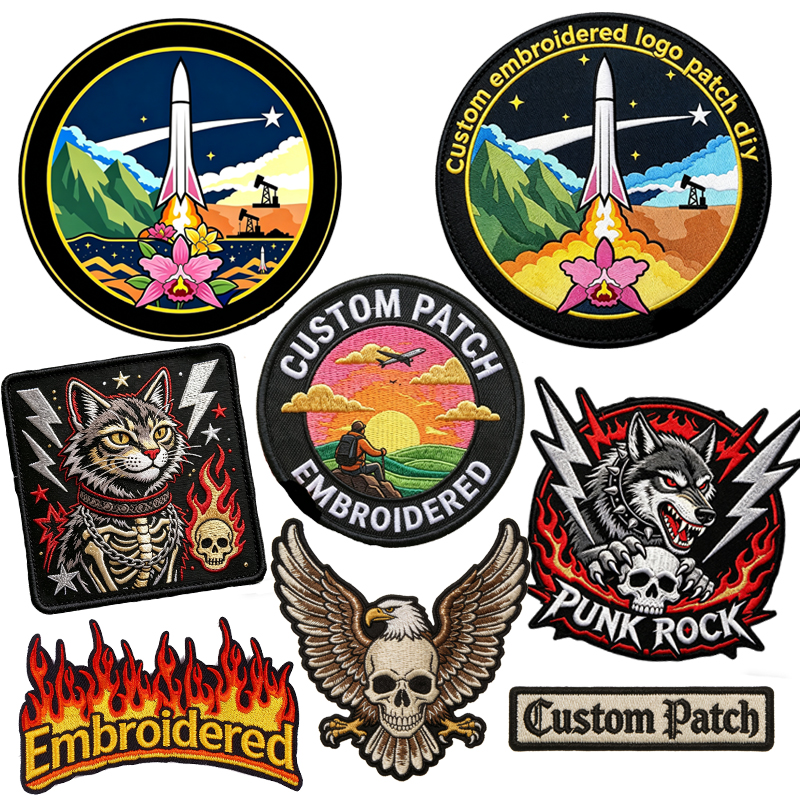 Custom Embroidered Patches for - đánh giá và giá Velcro Sew On